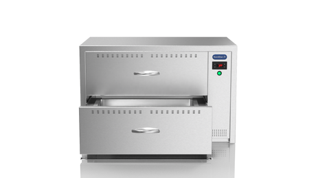 Nordstar Food Warming Drawer - Commercial Hot Holding 2 Drawer Unit Dry Heat | NSWD2 Food Warming Drawers Nordstar