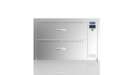 Nordstar Food Warming Drawer - Commercial Hot Holding 2 Drawer Unit Dry Heat | NSWD2 Food Warming Drawers Nordstar