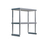 Empire Stainless Steel Double Tier Overshelf 600mm | Commercial Kitchen Table Gantry | OSD-600 Stainless Steel Over Shelves Empire