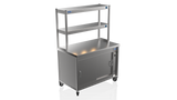 Nordstar Hot Cupboard With Heated Double Tier Gantry Chef Pass 1200mm | DTC1200 Hot Cupboards Nordstar