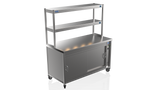 Nordstar Hot Cupboard With Heated Double Tier Gantry Chef Pass 1500mm | DTC1500 Hot Cupboards Nordstar