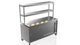 Nordstar Hot Cupboard With Heated Double Tier Gantry Chef Pass 1800mm | DTC1800 Hot Cupboards Nordstar