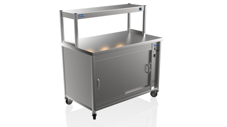 Nordstar Hot Cupboard With Heated Single Tier Gantry Chef Pass 1200mm | STC1200 Hot Cupboards Nordstar