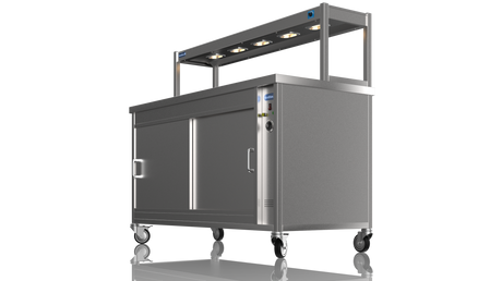 Nordstar Hot Cupboard With Heated Single Tier Gantry Chef Pass 1500mm | STC1500 Hot Cupboards Nordstar