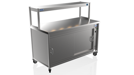 Nordstar Hot Cupboard With Heated Single Tier Gantry Chef Pass 1500mm | STC1500 Hot Cupboards Nordstar