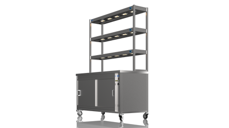 Nordstar Hot Cupboard With Heated Triple Tier Gantry Chef Pass 1500mm | TTC1500 Hot Cupboards Nordstar