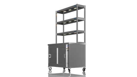 Nordstar Hot Cupboard With Heated Triple Tier Gantry Chef Pass 1200mm | TTC1200 Hot Cupboards Nordstar