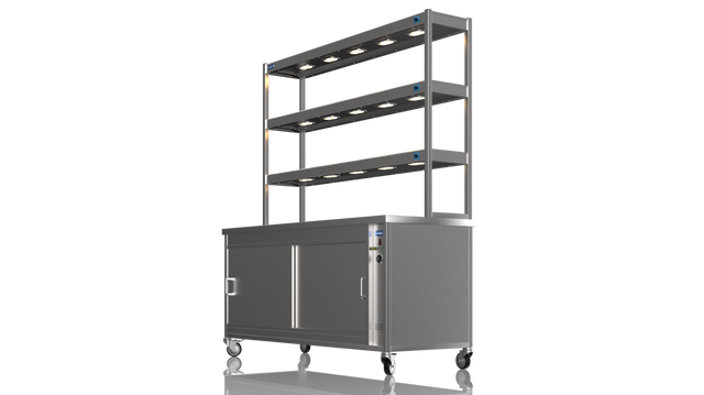 Nordstar Hot Cupboard With Heated Triple Tier Gantry Chef Pass 1800mm | TTC1800 Hot Cupboards Nordstar
