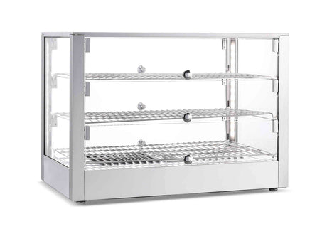 Empire Heated Countertop Food Display Pie Deli Cabinet 3 Shelf 115 Litre - EMP-115-C Pie Display Cabinets Empire   