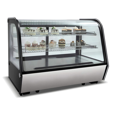 Empire Refrigerated Countertop Food Deli Cake Display Chiller 160 Litre - EMP-160R-C Refrigerated Counter Top Displays Empire   