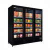 Empire Upright Display Freezer 1560L Triple Glass Door Commercial Black Interior | EMP-1780FB Refrigeration Uprights - Triple Door Empire Supplies