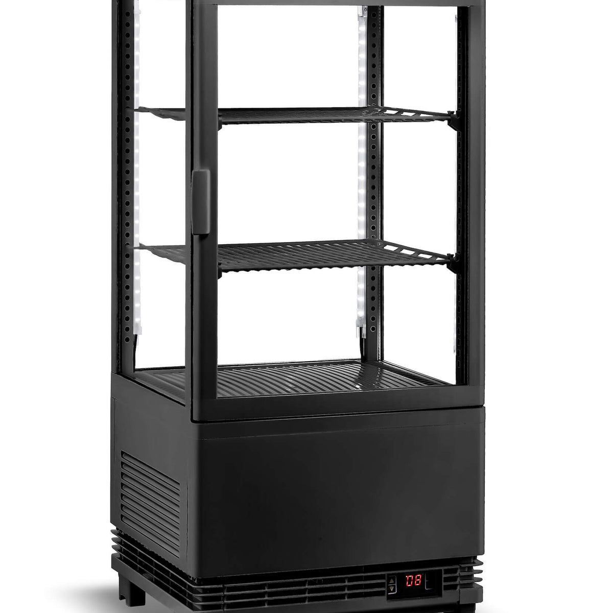 Empire Chilled Deli Cake Display Fridge Case Black 68 Litre - EMP-68-1 ...