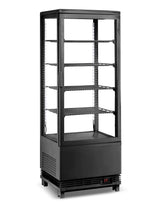 Empire Chilled Deli Cake Display Fridge Case Black 98 Litre - EMP-98-1-C Refrigerated Counter Top Displays Empire