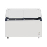 Empire Sliding Curved Glass Lid Display Ice Cream Counter Freezer - 9 × GN1/3 Pans - EMP-CF420QIC-GT Display Chest Freezers Empire