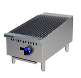 Empire Single Burner Gas Countertop Chargrill Charbroiler 300mm Wide - EMP-RFS-15-R-OZ Charcoal Grills Empire   