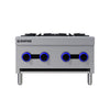 Empire 4-Burner Commercial Gas Boiling Hob – Countertop Cooker Natural Gas & LPG | EMP-XRB-4-OZ-M Commercial Boiling Tops & Gas Hobs Empire