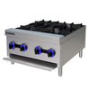 Empire 4-Burner Commercial Gas Boiling Hob – Countertop Cooker Natural Gas & LPG | EMP-XRB-4-OZ-M - Graded Item