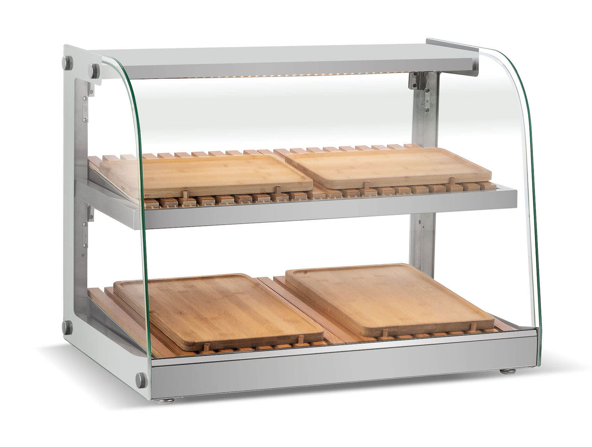 Empire Glass Countertop Display Case – Ambient Commercial Showcase 684mm Wide for Bakery Deli Cake | EMP-Z100R-C Ambient Display Units Empire