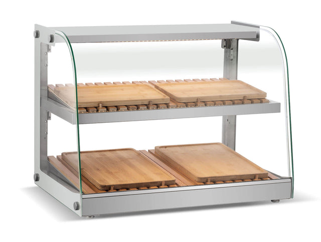 Empire Glass Countertop Display Case – Ambient Commercial Showcase 684mm Wide for Bakery Deli Cake | EMP-Z100R-C Ambient Display Units Empire