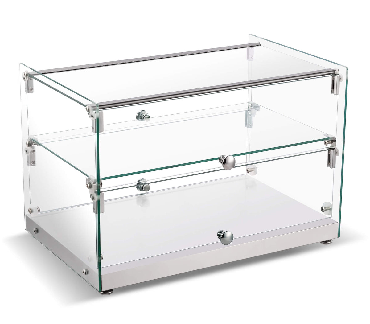 Empire Flat Glass Countertop Display Case – Ambient Commercial Showcas ...