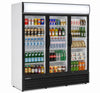 Empire Triple Door Upright Display Fridge Cooler – Commercial Glass Door Merchandiser | CL-1500WC Upright Triple Glass Door Chillers Empire Supplies