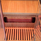 Empire 1-Person Infrared Sauna Cabin Compact – Hemlock Wood, Glass Front, Bluetooth & Full Spectrum Heating | EMP-S1 Infrared Saunas Empire