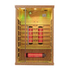 Empire 2-Person Infrared Sauna Cabin – Hemlock Wood, Glass Front, Bluetooth & Full Spectrum Heating | EMP-S2 Infrared Saunas Empire