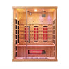 Empire 3-Person Infrared Sauna Cabin – Hemlock Wood, Glass Front, Bluetooth & Full Spectrum Heating | EMP-S3 Infrared Saunas Empire