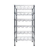 Empire Adjustable 6 Tier Chrome Wire Wine Bottle Rack 24 Bottle Capacity - EMP-WRACK6 Chrome Wire Shelving and Racking Empire   