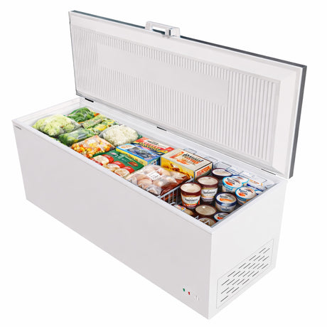 Empire Stainless Steel Lid Commercial Chest Freezer 550 Litre - EMP-CF650-WT Chest Freezers Empire