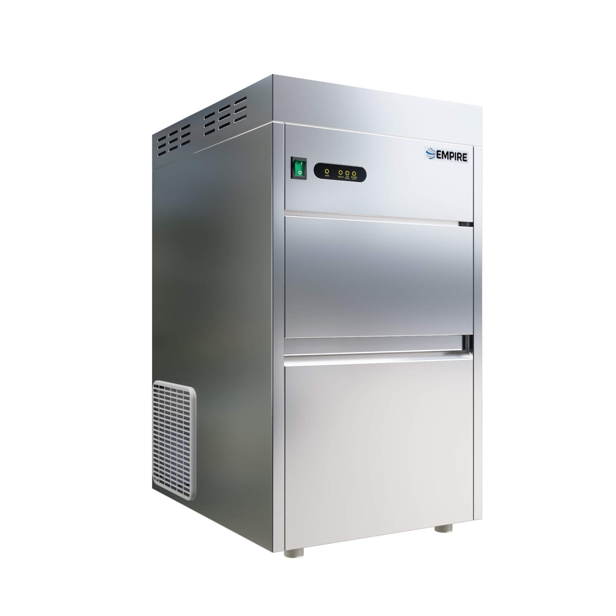 Empire Commercial Ice Flaker Machine – Under Counter Ice Maker 50Kg Output / 15Kg Storage | EMP-IF50KG - Graded Item