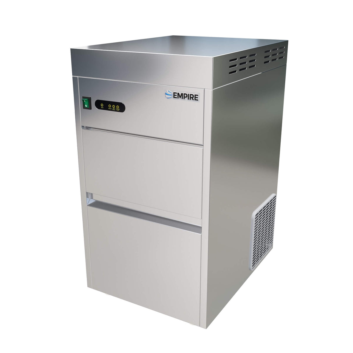 Empire Commercial Ice Flaker Machine – Under Counter Ice Maker 50Kg Output / 15Kg Storage | EMP-IF50KG - Graded Item