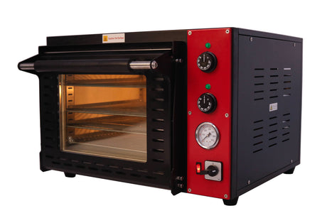 Empire Compact Electric Single Deck Pizza Oven All Refractory Stone Chambers - EMP-CSDOAS Single Deck Pizza Ovens Empire   