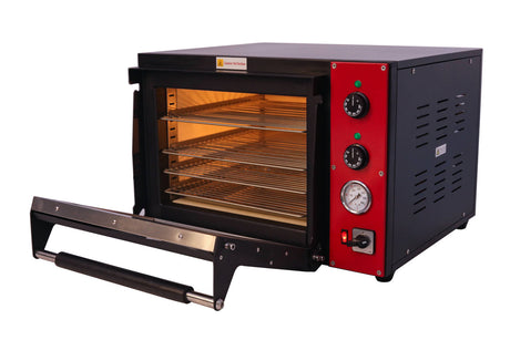 Empire Compact Electric Single Deck Pizza Oven All Refractory Stone Chambers - EMP-CSDOAS