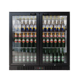 Empire Double Door 208L Bottle Cooler – Hinged Door Commercial Back Bar Fridge | CL-210H - Graded Item