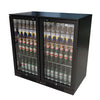 Empire Double Door 208L Bottle Cooler – Hinged Door Commercial Back Bar Fridge | CL-210H - Graded Item