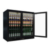 Empire Double Door 208L Bottle Cooler – Hinged Door Commercial Back Bar Fridge | CL-210H - Graded Item