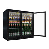 Empire Double Door 208L Bottle Cooler – Hinged Door Commercial Back Bar Fridge | CL-210H - Graded Item