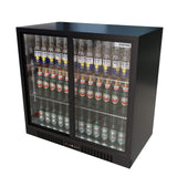 Empire Core Double Door 208L Bottle Cooler – Sliding Door Commercial Back Bar Fridge | CL-210S-P Double Door Bottle Coolers Empire