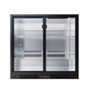 Empire Core Double Door 208L Bottle Cooler – Sliding Door Commercial Back Bar Fridge | CL-210S-P Double Door Bottle Coolers Empire