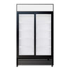 Empire Double Door Display Cooler Sliding – B Energy Rated Commercial Fridge with Merchandising Canopy | CL-690B - Graded Item