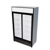 Empire Double Door Display Cooler Sliding – B Energy Rated Commercial Fridge with Merchandising Canopy | CL-690B - Graded Item