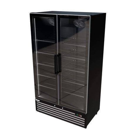 Empire Double Door Upright Back Bar Bottle Cooler – Commercial Display Fridge | CL-1000W Upright Double Door Bottle Coolers Empire