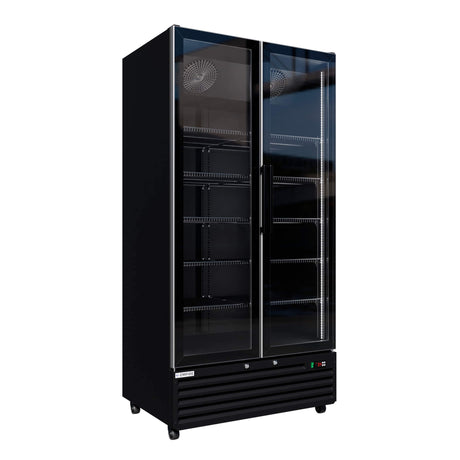 Empire Double Door Upright Back Bar Bottle Cooler – Commercial Display Fridge | CL-800W Upright Double Door Bottle Coolers Empire