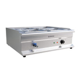 Empire Electric Wet Well Bain Marie with Drain Tap and 4 x 1/2 GN Pans & Lids - EMP-BM4T Bain Maries Empire   