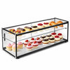 Empire Flat Glass Countertop Display Case – Ambient Commercial Showcase 920mm Wide | EMP-Z120W-C Ambient Display Units Empire