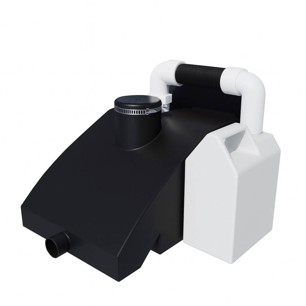 Empire Grease Guzzle HDPE 12 Litre Mini Automatic Grease Trap - P-P12AUTO Poly HDPE Grease Traps Empire