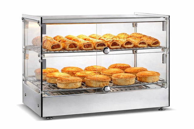 Empire Heated Countertop Food Display Pie Deli Cabinet 50 Litre - EMP-50-C Pie Display Cabinets Empire