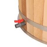 Empire Ice Bath – Cedar Wood Cold Plunge with 304 Stainless Steel Liner & Step Ladder | EMP-IB1 Ice Baths & Cold Plunges Empire