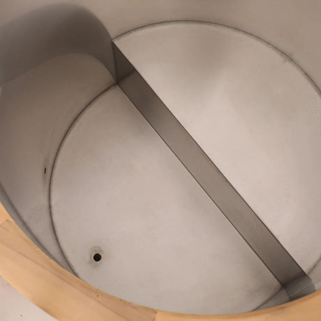 Empire Ice Bath – Cedar Wood Cold Plunge with 304 Stainless Steel Liner & Step Ladder | EMP-IB1 Ice Baths & Cold Plunges Empire